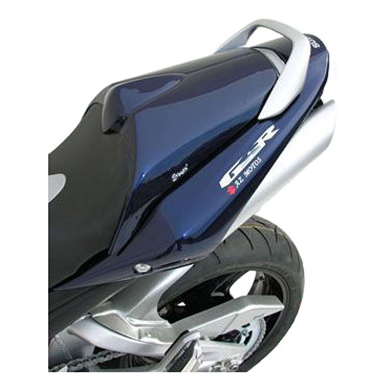 Capot de selle Ermax bleu marine métal (candy indy blue [YKZ]) Suzuki GSR 600 06-11