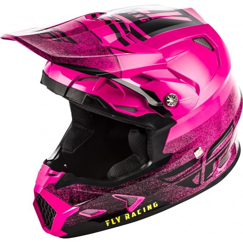 Casque cross Fly Racing Toxin Mips Embargo rose/noir- M