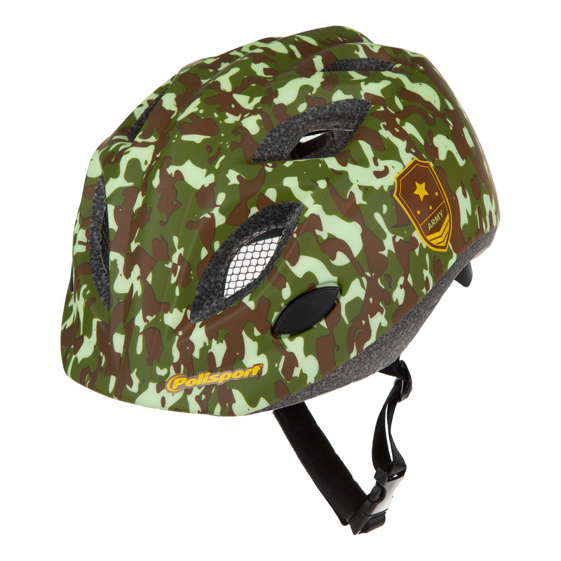 Casque Jr Polisport Militaire LED T.S (52-56cm)