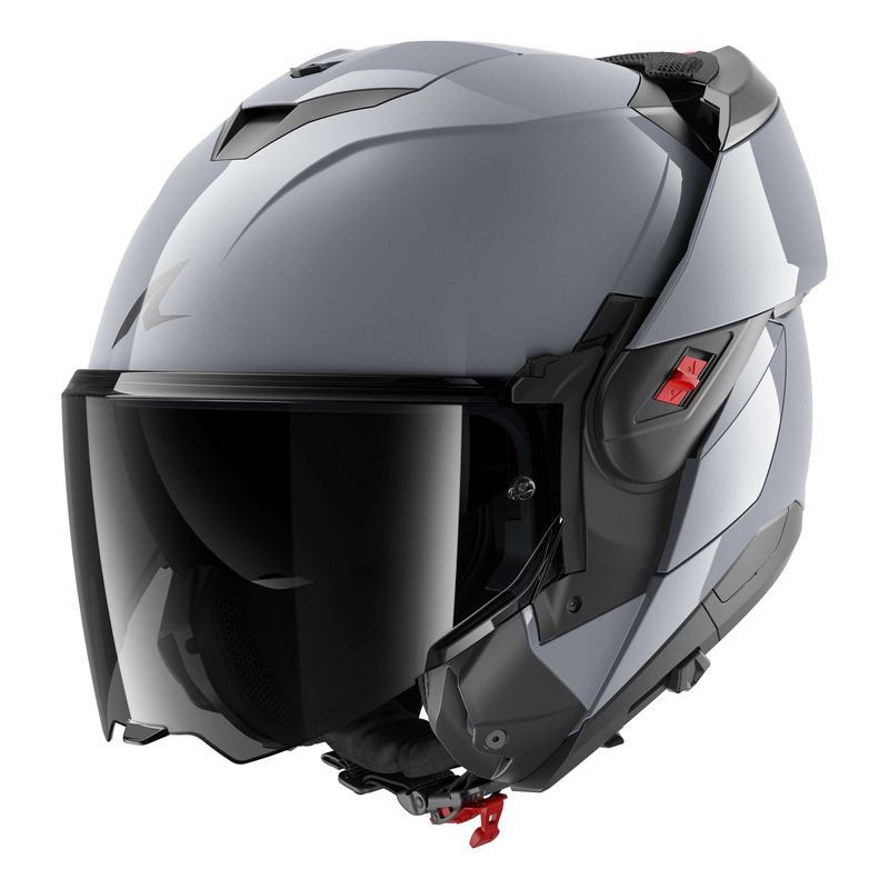 Casque modulable Shark Oxo Dark Shadow gun metal