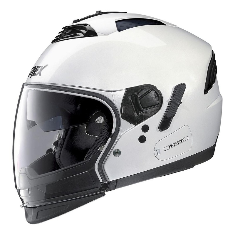 Casque transformable Grex G4.2 Pro Kinetic N-Com Métal blanc- XS
