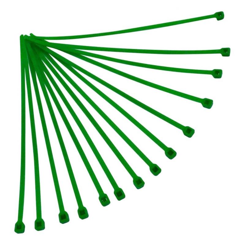 Collier de serrage nylon 4,8x300 mm RTech verts