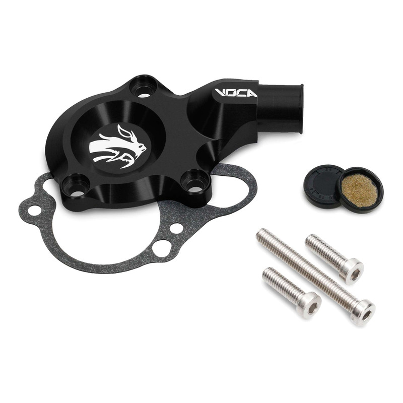 Couvercle de pompe à eau Voca Racing CNC noir AM6