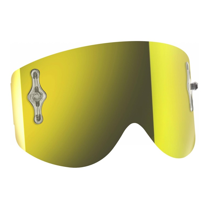 Écran Works Scott pour masque Recoil et 80 chrome jaune