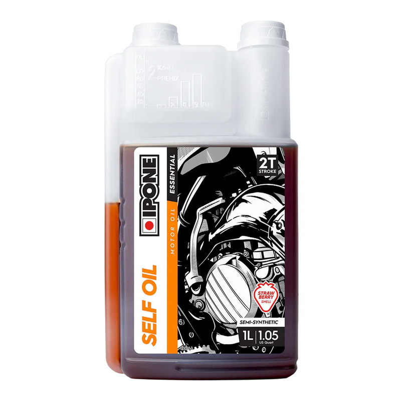Huile moteur 2T Ipone Self Oil Fraise 1L semi-synthétique