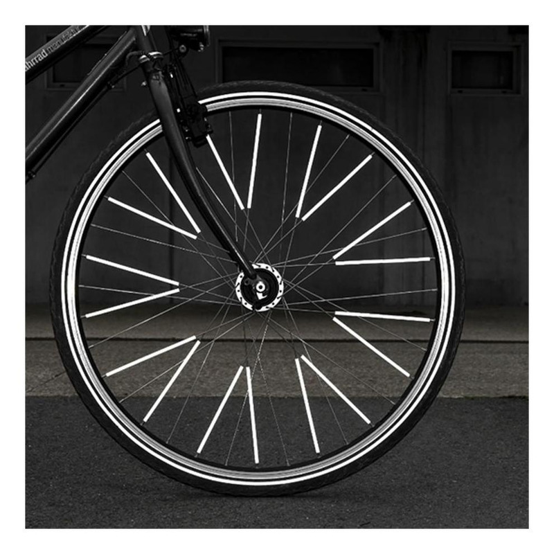 Kit de 12 réflecteurs Rainette pour rayons 150mm gris anthracite -  Accessoire vélo sur La Bécanerie