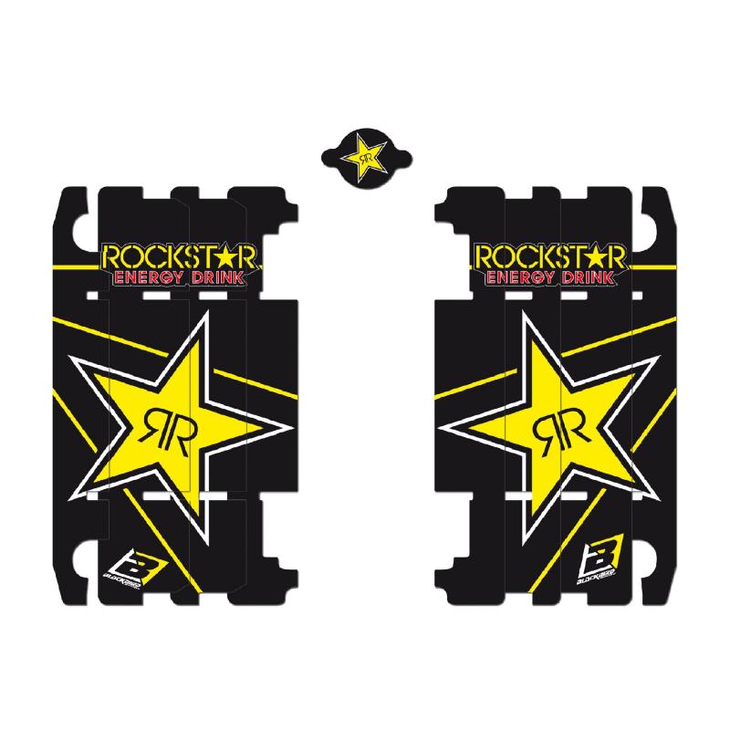 Kit déco de radiateur Blackbird Racing Rockstar Energy Yamaha 125 YZ