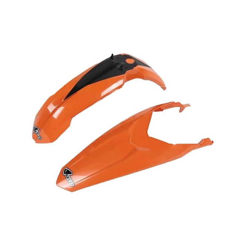 Kit garde-boue avant et arrière UFO KTM 85 SX 13-17 orange (couleur origine 13-14)