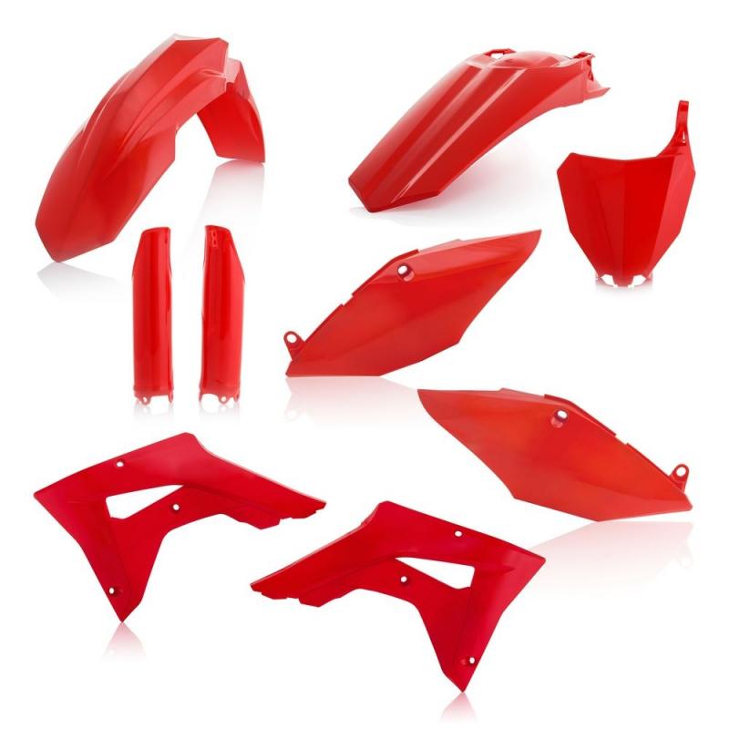 Kit plastique complet Acerbis Honda CRF 450RX 2017 rouge Brillant