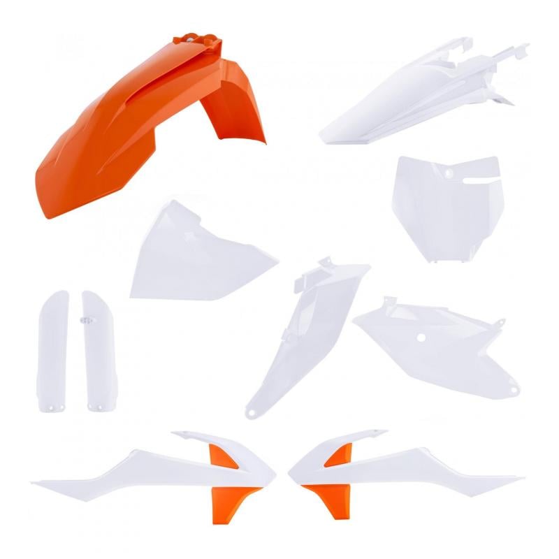 Kit plastiques complet Acerbis KTM 85 SX 19-20 (blanc2)/orange (couleur origine 20)