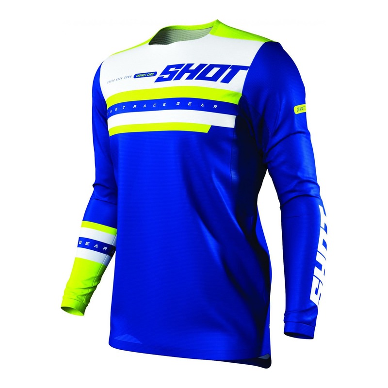 Maillot cross Shot Contact Shining navy- S