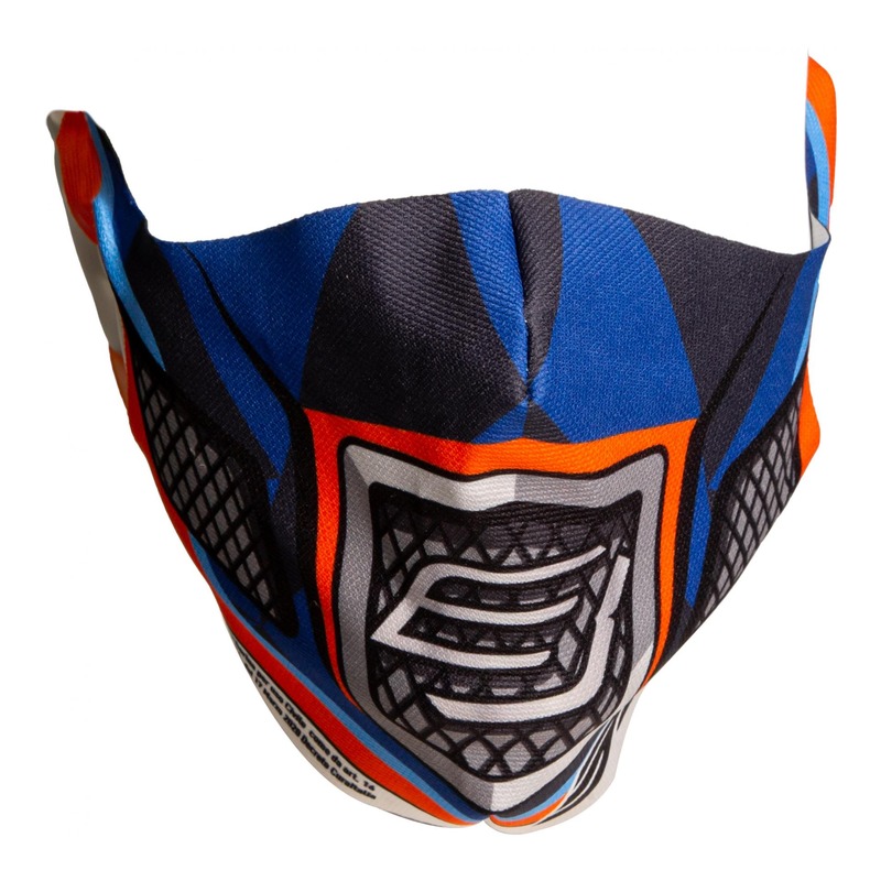 Masque de protection Bud Racing Race Orange/blue
