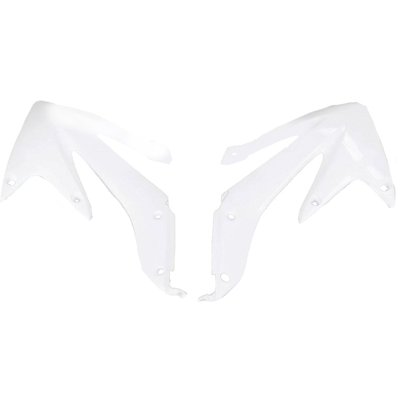 Ouïes de radiateur UFO Honda CRF 450X 08-14 blanc