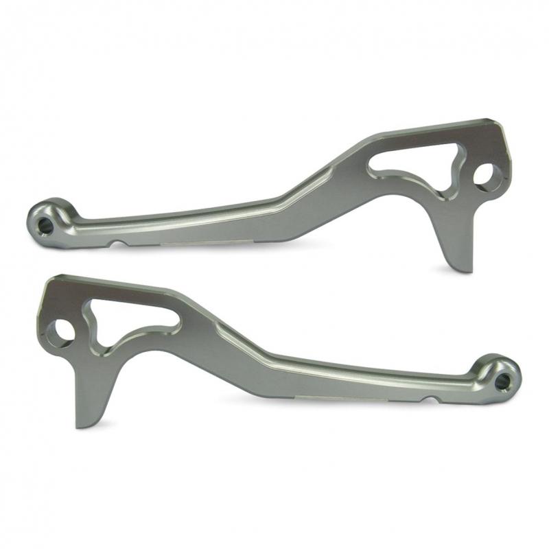 Paire de leviers CNC Nitro- Bleu