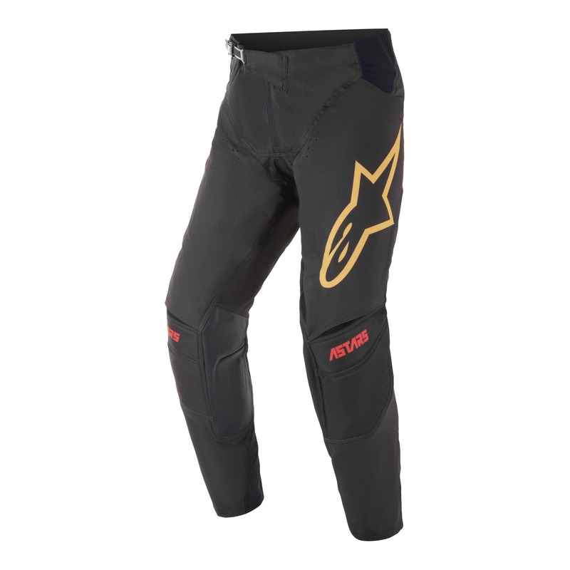 Pantalon cross Alpinestars Techstar Venom noir bright/rouge/orange- US