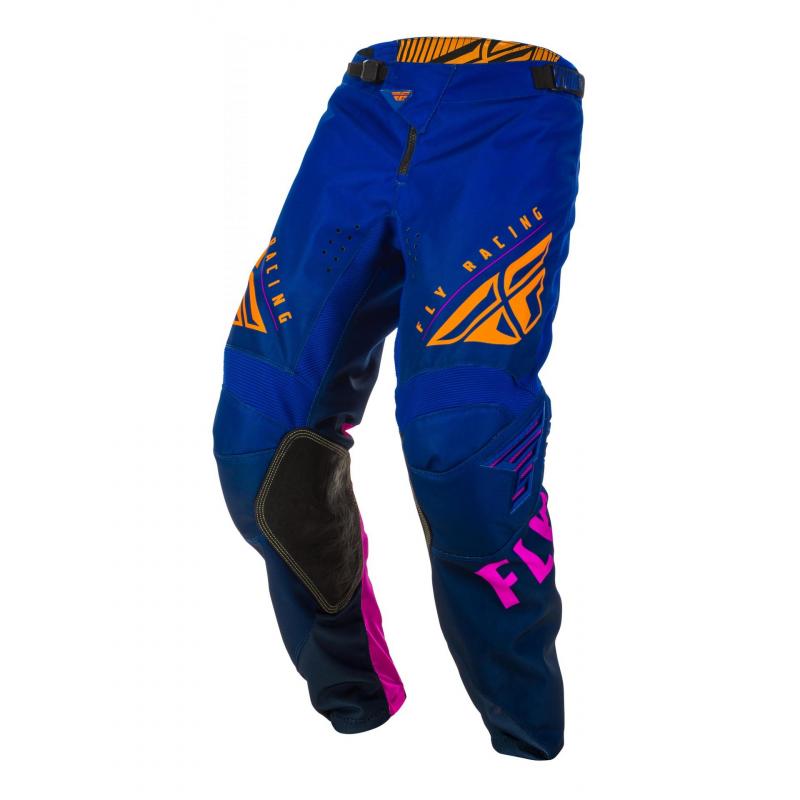 Pantalon cross enfant Fly Racing Kinetic K220 midnight/bleu/orange