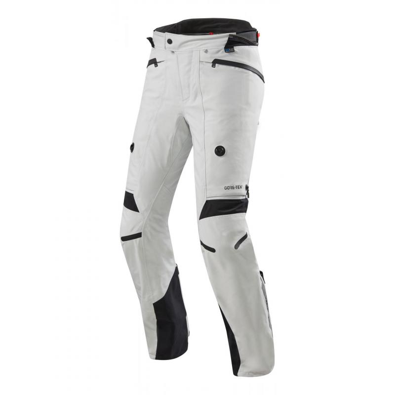 Pantalon textile Rev'it Poseidon 2 Gore-Tex (standard) argent/noir- S