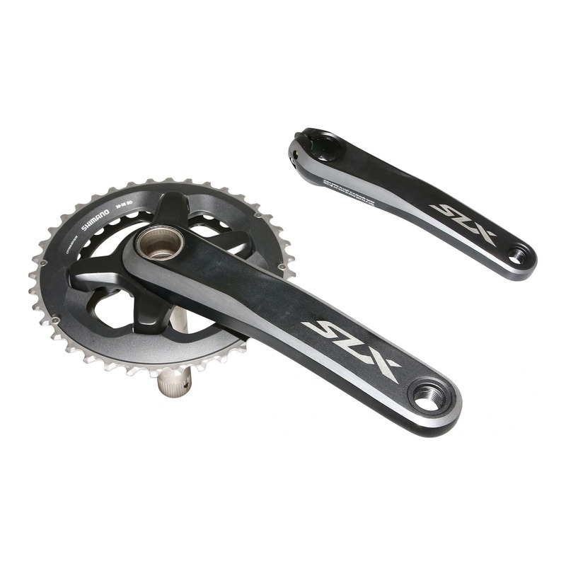 Pédalier vélo VTT Shimano SLX 11v 2 plateaux (36-26)