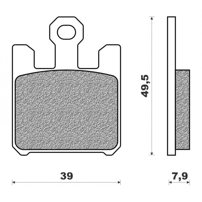 Plaquettes de frein Newfren FD0352SP pour Kawasaki ZX-10R Ninja 04-07