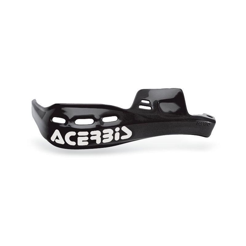 Plastiques de remplacement Acerbis pour protège-mains Rally Brush Noir Brillant