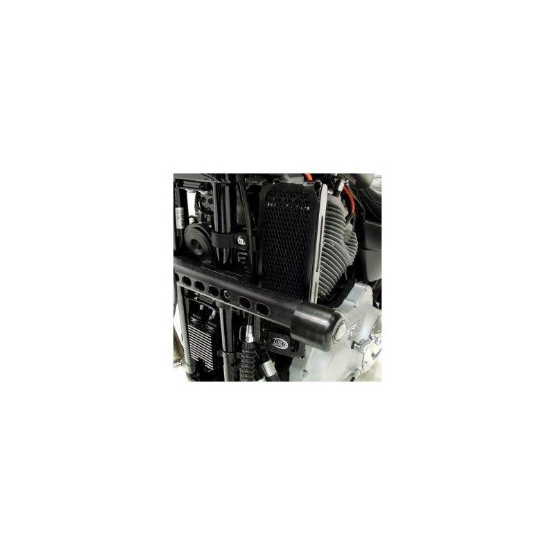 Protection de radiateur d’huile noire R&G Racing Ducati Hypermotard 1100 Evo 10-13