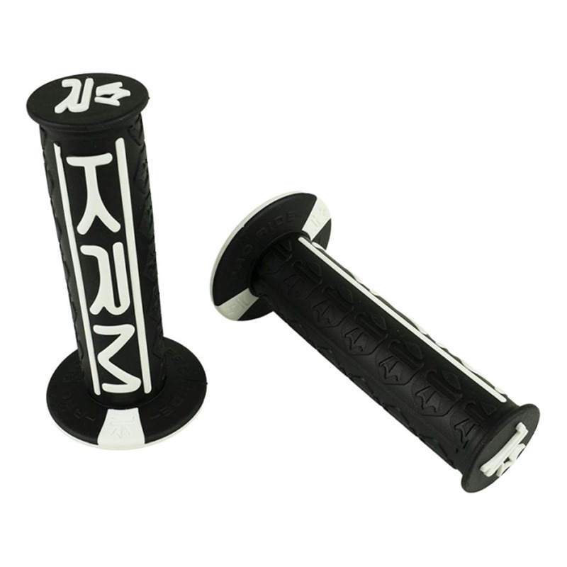 Revêtements de poignées KRM Pro Ride noir/blanc
