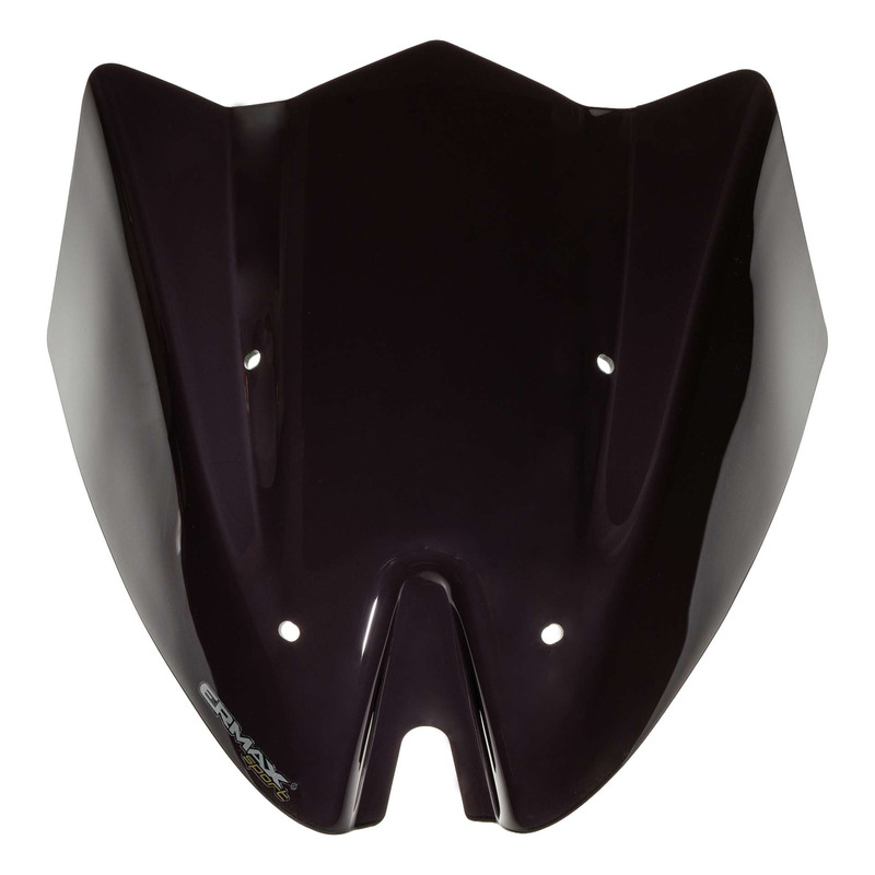 Saute-vent taille origine 28 cm Ermax Kawasaki Z 1000 10-13 noir foncé opaque
