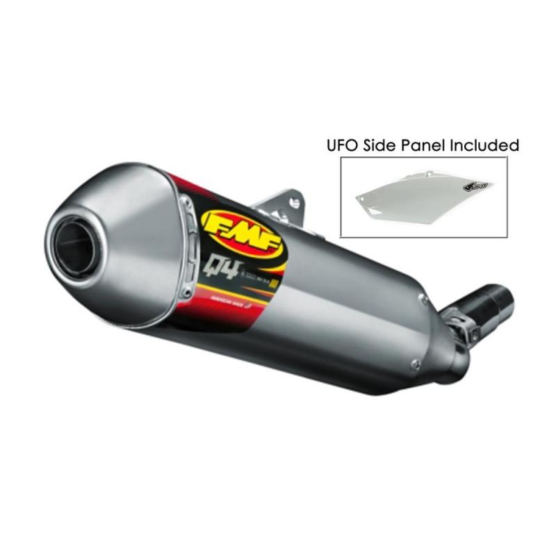 Silencieux FMF - Q4 HEX Alu/Inox - Honda CRF 250cc 14