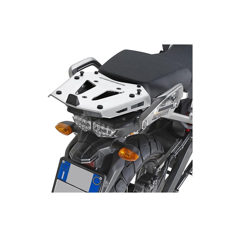 Support spécifique et platine en aluminium Kappa pour top case Monoke