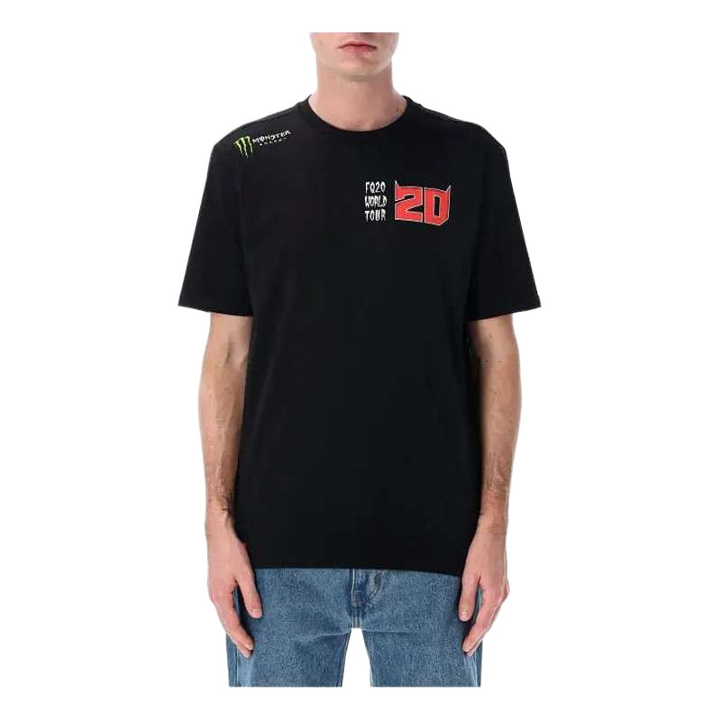 Tee-shirt Moto GP Apparel Fabio Quartararo Monster 20 World Tour