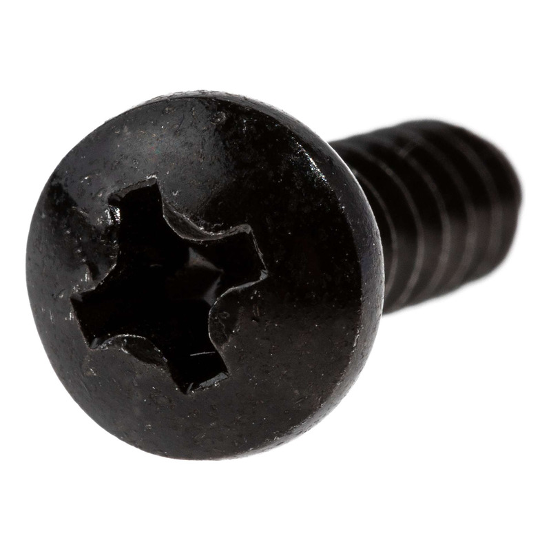 Vis tête ronde noir 4,2x16mm Acier zingue