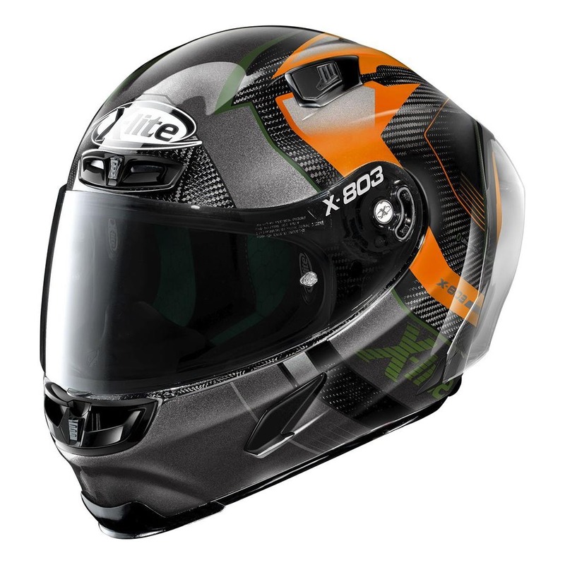 Casque intégral X-Lite X803 RS Ultra Carbon Tatanka carbone/orange- 2