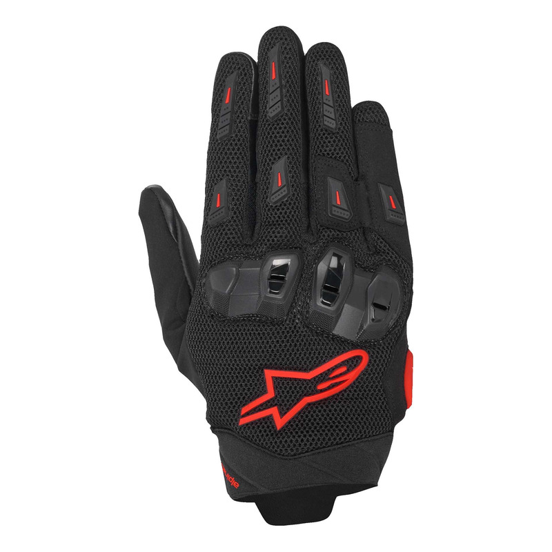 Gants cuir Alpinestars SP X 5 Air black/red fluo- S