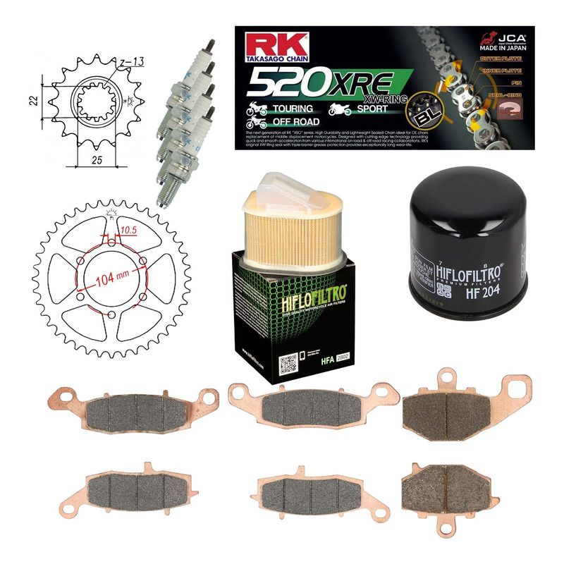 Kit entretien NF Prokit premium Kawasaki Z750 2004-06