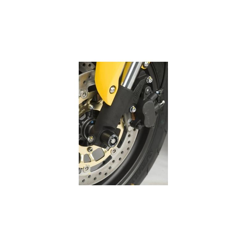 Tampons de protection de fourche R&G Racing noirs Honda CB 600 F Hornet 05-12