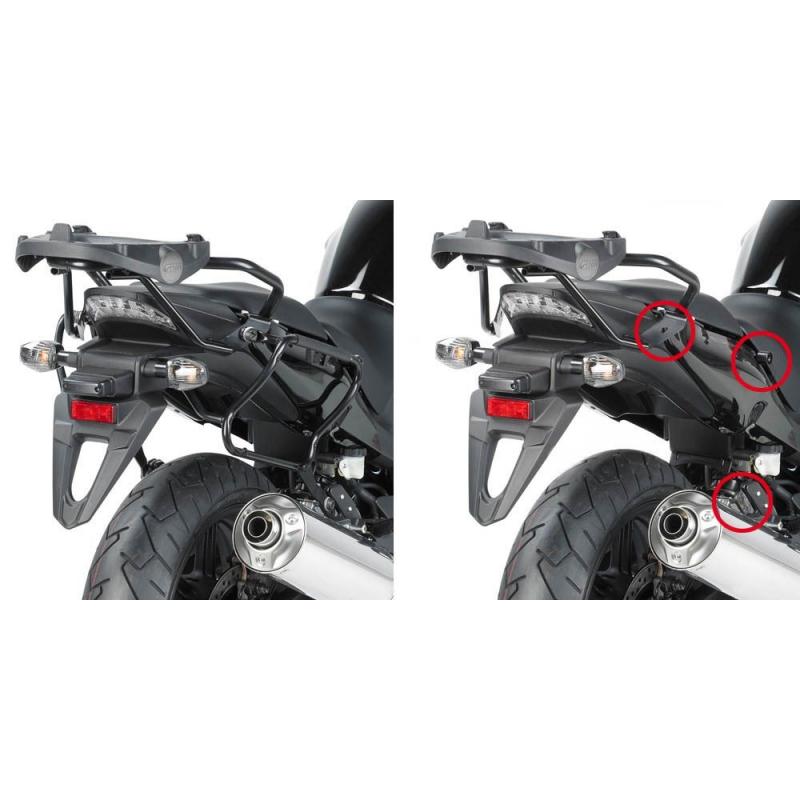 Supports de valises latérales à liaison rapide Givi PLXR Honda 1000