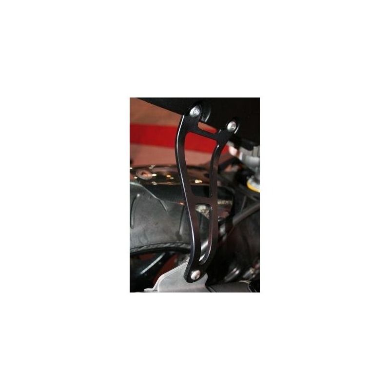 Patte de fixation de silencieux R&G Racing noire Yamaha YZF-R1 02-03 l’unité