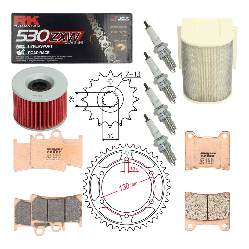 Kit entretien NF Prokit premium Yamaha XJR 1300 SP 1999-01