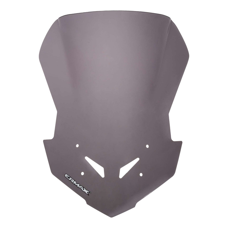 Pare-brise Ermax haute protection 50 cm Yamaha Tracer 900 15-17 noir clair