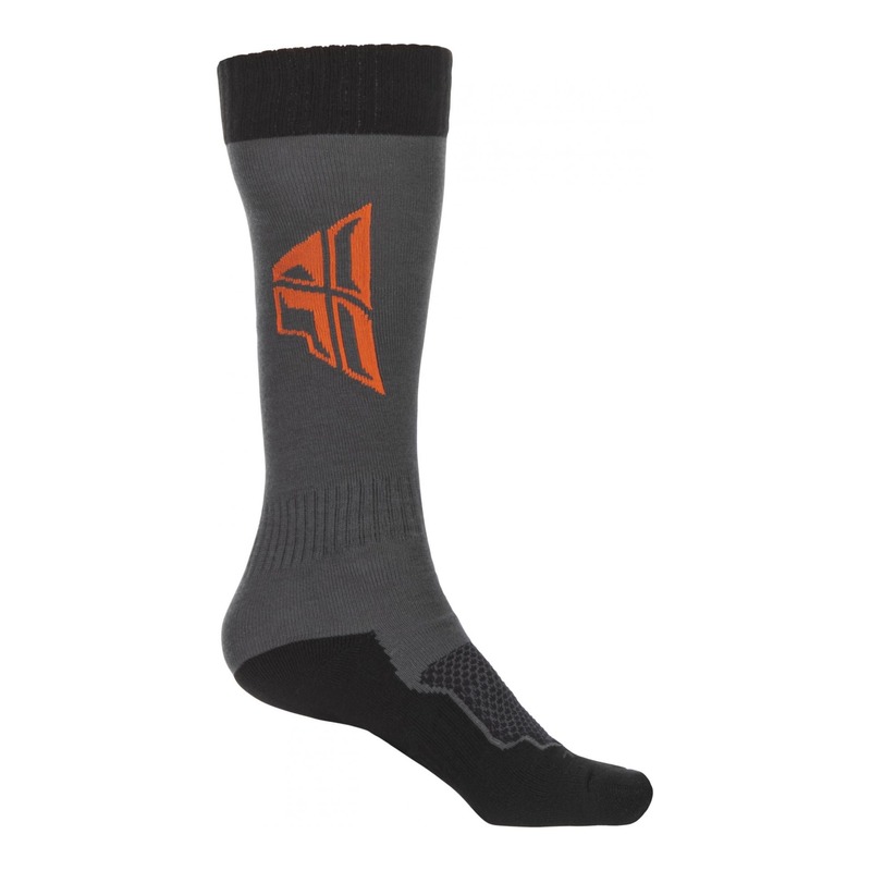 Chaussettes enfant Fly Racing MX Thick gris/noir/orange