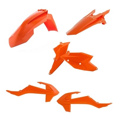 Kit plastiques Acerbis KTM 400/530/450/500 EXCF 2017 orange (orange16)