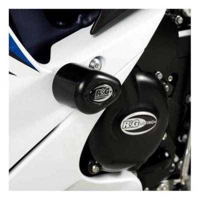 Tampons de protection R&G Racing Aero noir Suzuki GSX-R 600 11-18