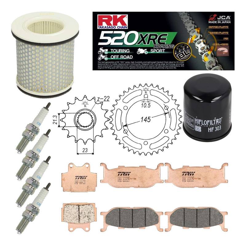 Kit entretien NF Prokit premium Yamaha XJ 600 1992-97