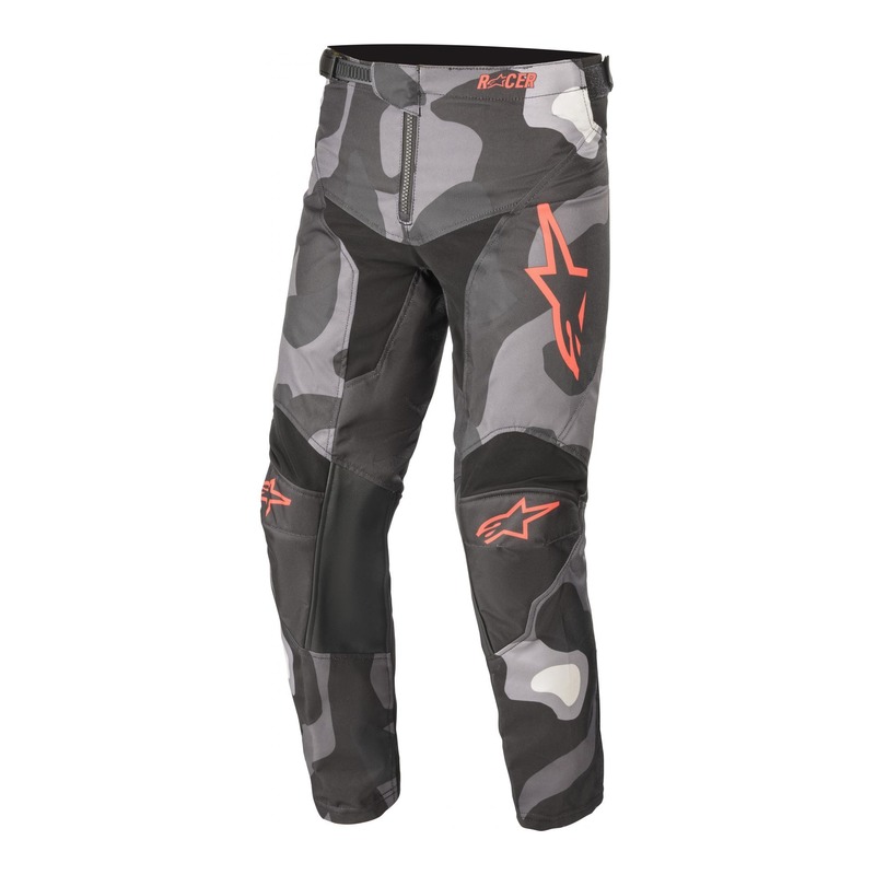 Pantalon cross enfant Alpinestars Youth Racer Tactical gris camouflag