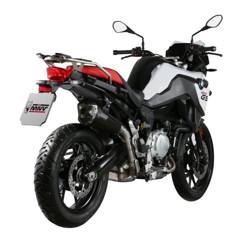 Silencieux Mivv Delta Race inox noir casquette carbone BMW F 750/850 G
