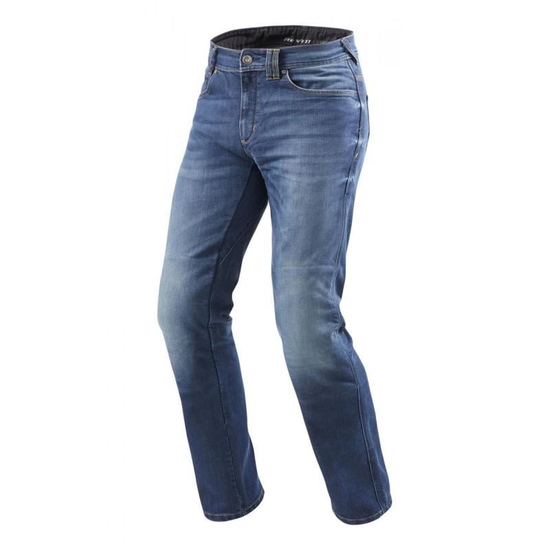 Jeans moto Rev'it Philly 2 LF longueur 34 (standard) bleu moyen