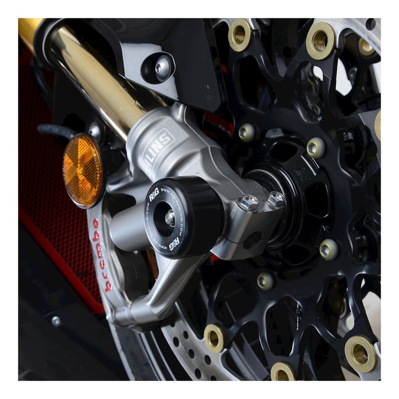 Tampons de protection de fourche R&G Racing noir Honda CBR 1000 RR-R 20-21