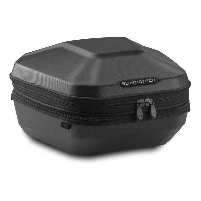 Top case SW-Motech Urban ABS noir avec porte-bagages ADVENTURE-RACK Ho