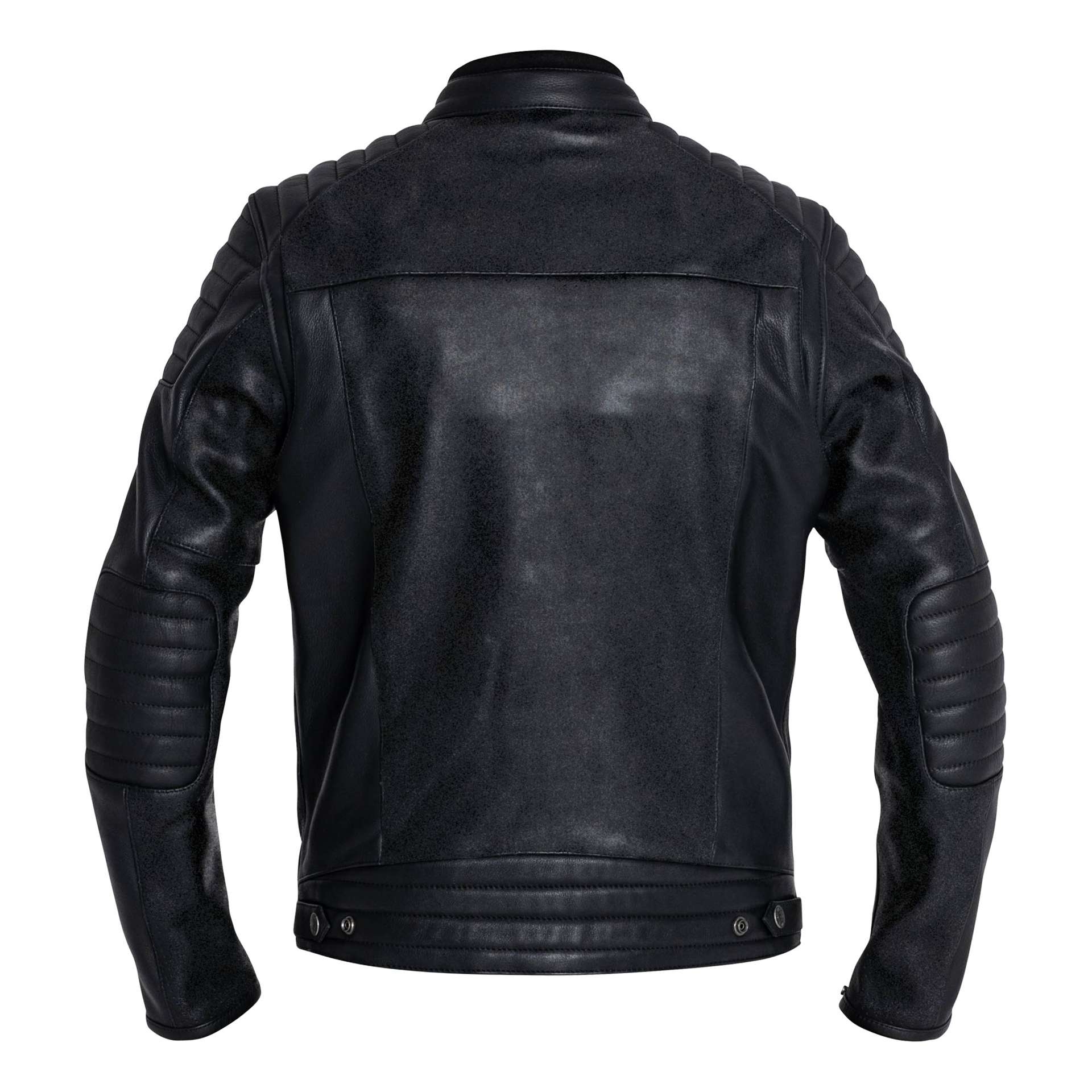 Blouson cuir John Doe Dexter black Équipement route sur La Bécanerie