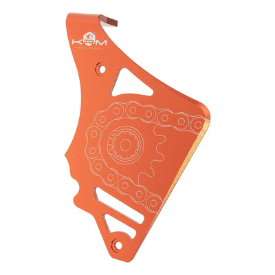 Cache pignon KRM Pro Ride avec butée de biellette orange AM6